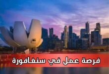 فرصة عمل فى سنغافورة بأحد الفنادق العالمية